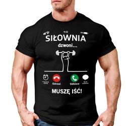 KOSZULKA HOBBY Iść Siłownia...