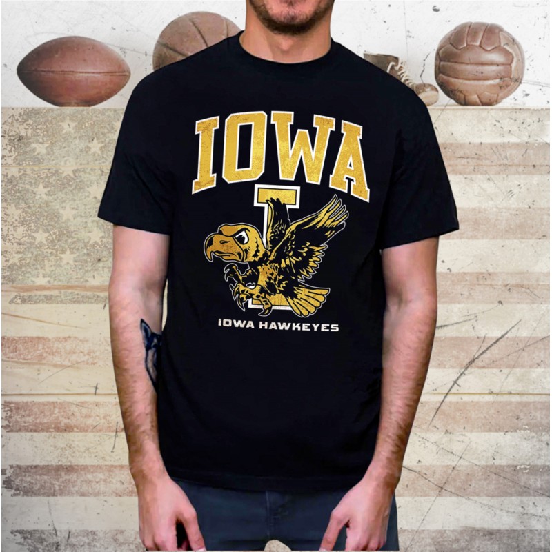 KOSZULKA IOWA UNIVERSITY NCAA USA BAS8