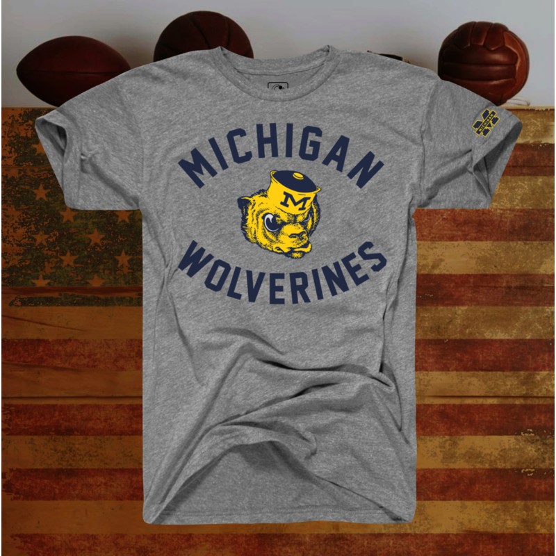 KOSZULKA MICHIGAN WOLVERINES USA FOOTBALL NCAA BAS7