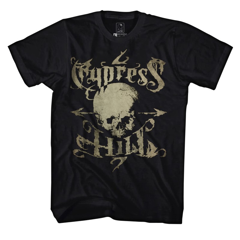 KOSZULKA MUZYCZNA CYPRESS COMPASS SKULL MTP37