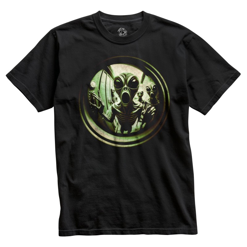 KOSZULKA HUMORYSTYCZNA UFO WIZJER KS185